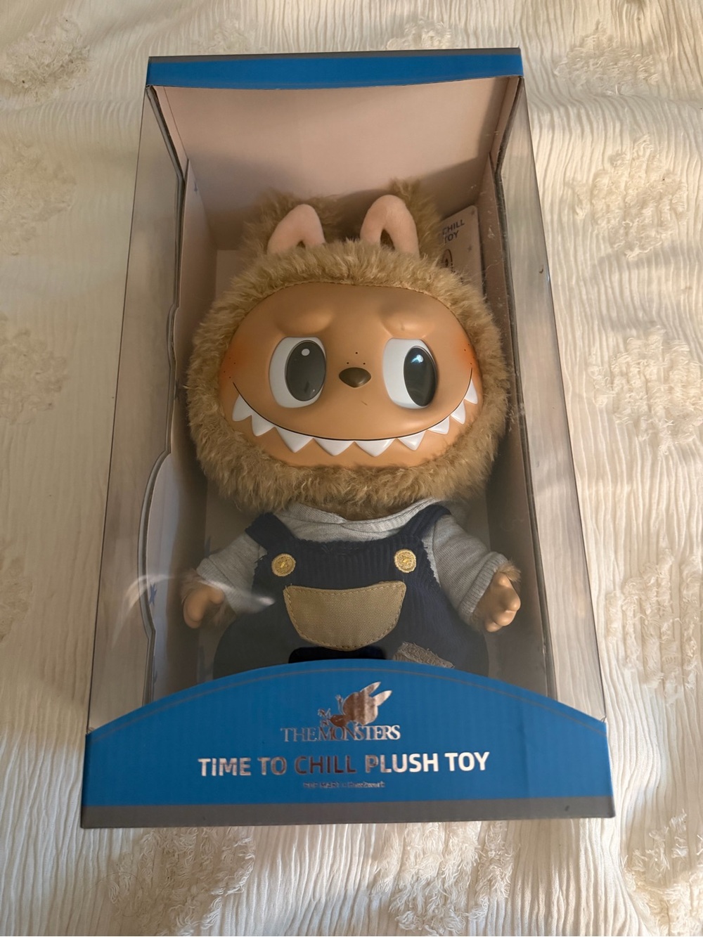 The Monsters Time to Chill Plush Toy - Brown Plush Character with Navy Outfit